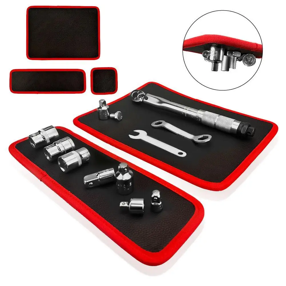 Magnetic Tool Mat Portable Mechanic Tray Pad Storage Holder For Screws Wrenches & Auxiliary Equipment