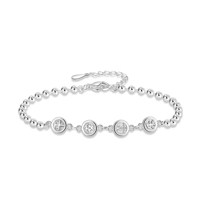 Women's Sweet Infinity Entwined Hearts Bracelet with Blessing Pearls Beads Fashion Jewelry Gift for Girls And Ladies