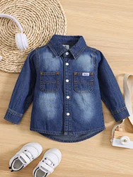 Children's casual jeans shirt