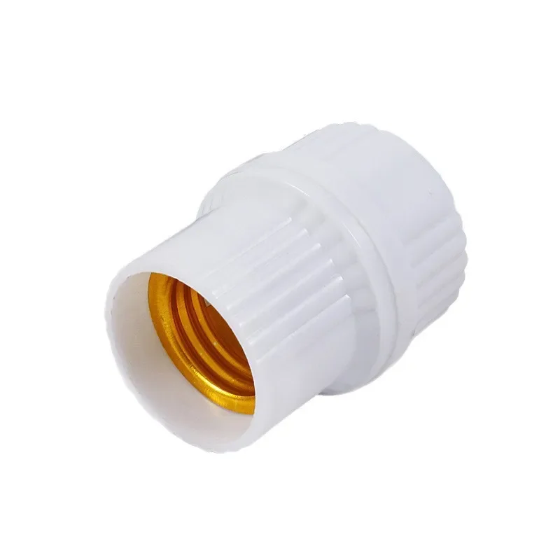 E27 Screw Lamp Holder, Heat Resistant Pendant Light Socket Replacement Base for Household LED Energy Saving Bulbs Lighting