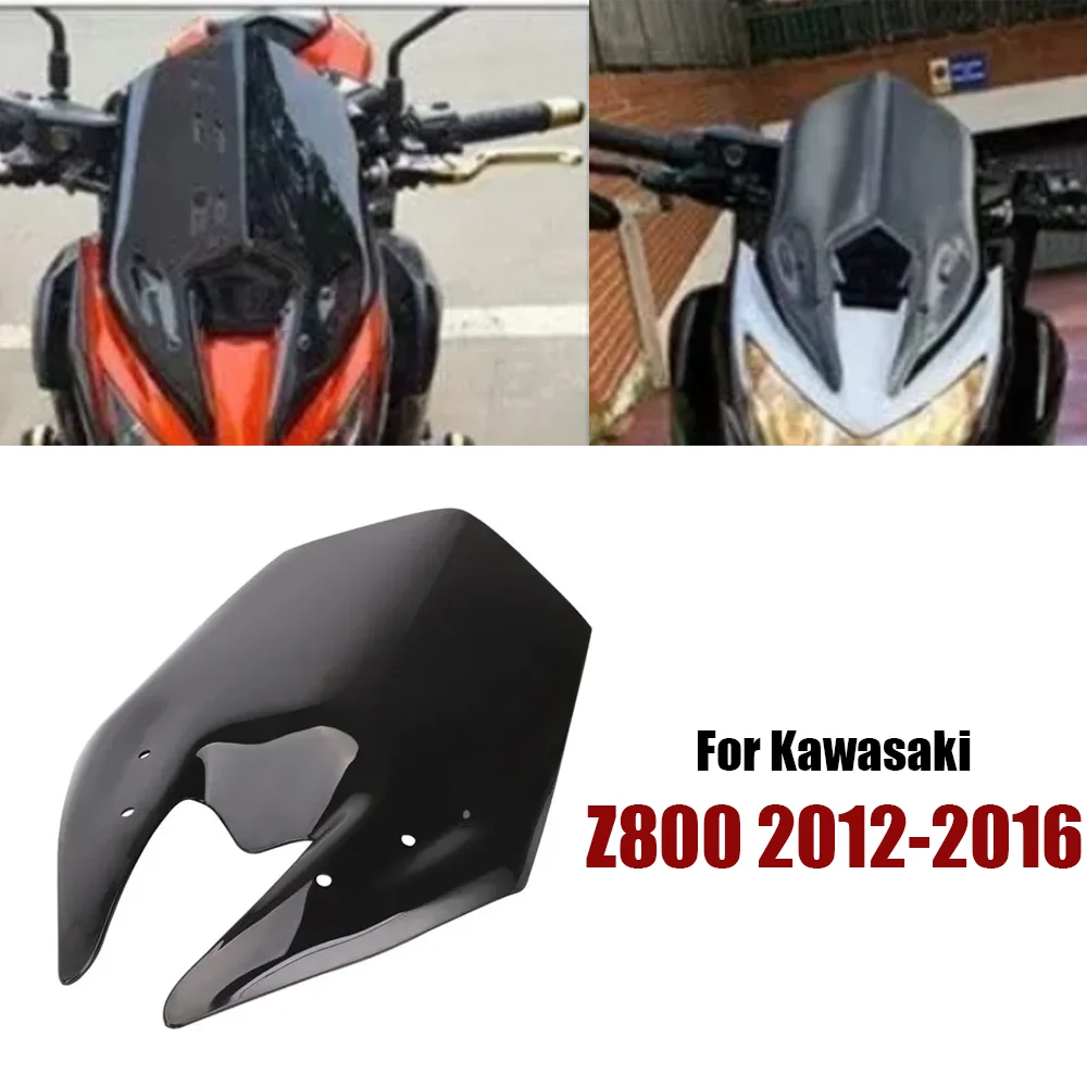 

Ветровой дефлектор, лобовое стекло для Kawasaki Z800 2012 2013 2014 2015 2016, аксессуары для мотоциклов
