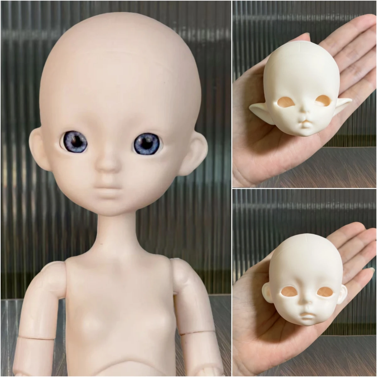 

30cm Handmade DIY Doll 1/6 BJD Doll Randomly Gifted with Eyeballs Children's Toys Girls' Birthday Gifts Christmas Gifts