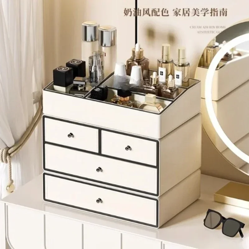 Cosmetics storage box, desktop dresser rack, sundries drawer dust-proof