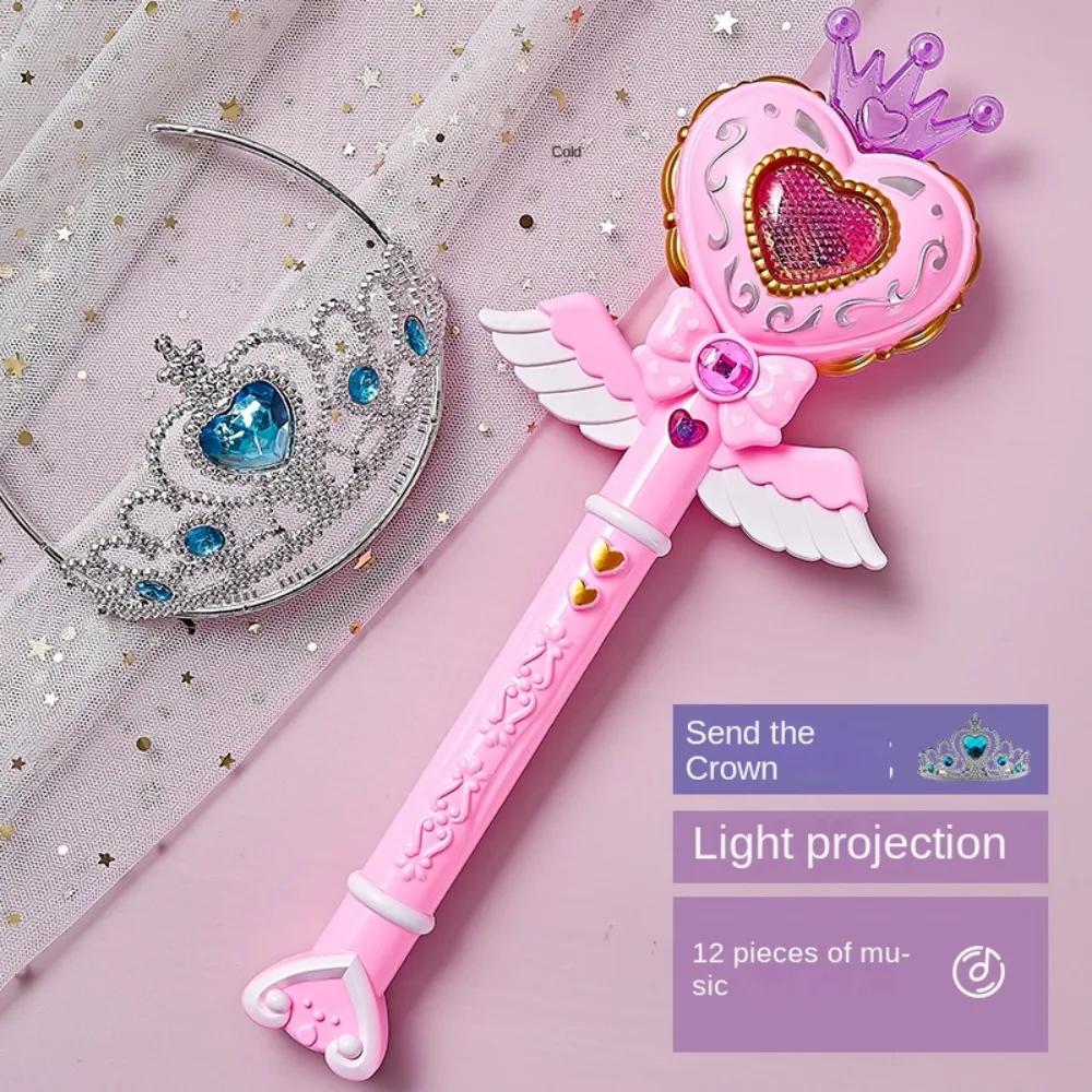 

Luminous Cartoon Flashing Glow Stick Music Sound Flashing Glow Stick Colorful Cute Wand Fairy Cartoon Anime Toys Children