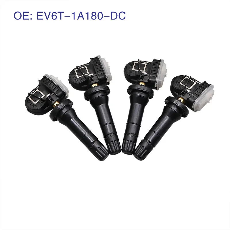 4pcs TPMS Sensor EV6T1A180DC Tire Pressure Monitor Sensor For Ford Kuga Focus Explorer Fiesta Mondeo EV6T-1A180-DC TPMS 433MHz