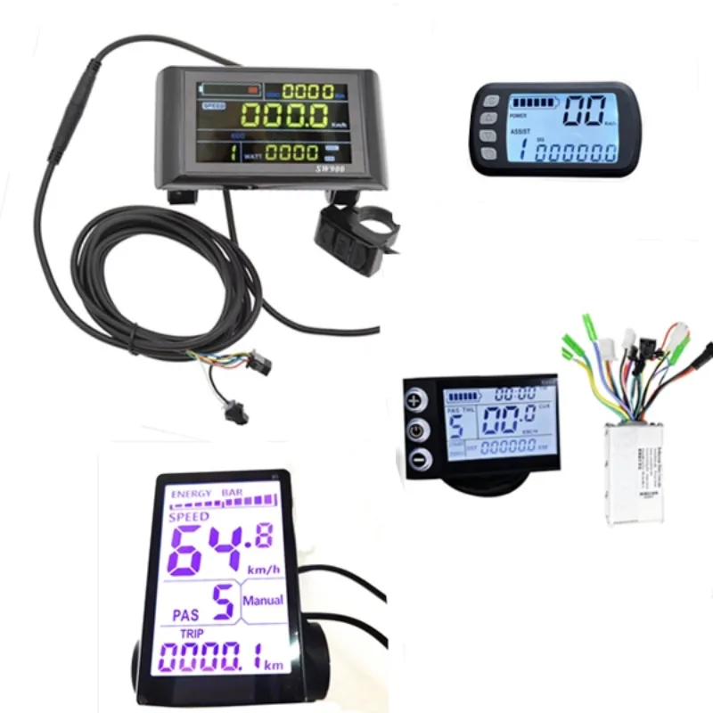 

Power electric bicycle scooter LCD liquid crystal five-speed instrument and controller full set