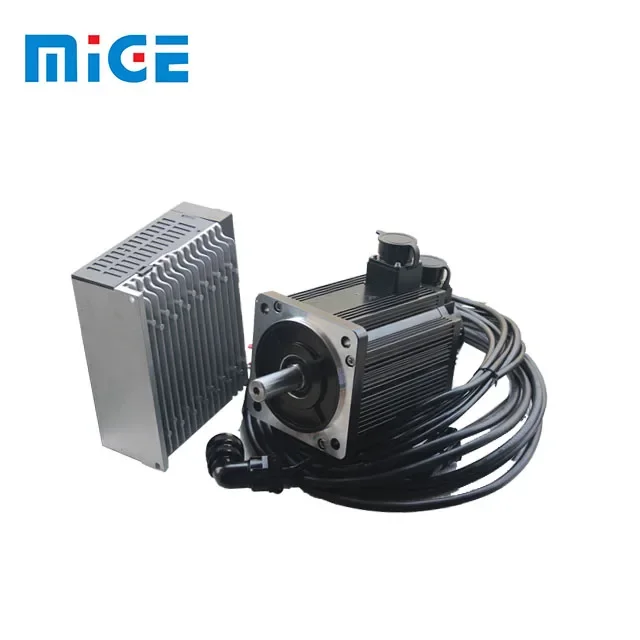 2.6kw 17 bit absolute CNC servo motor with amplifier