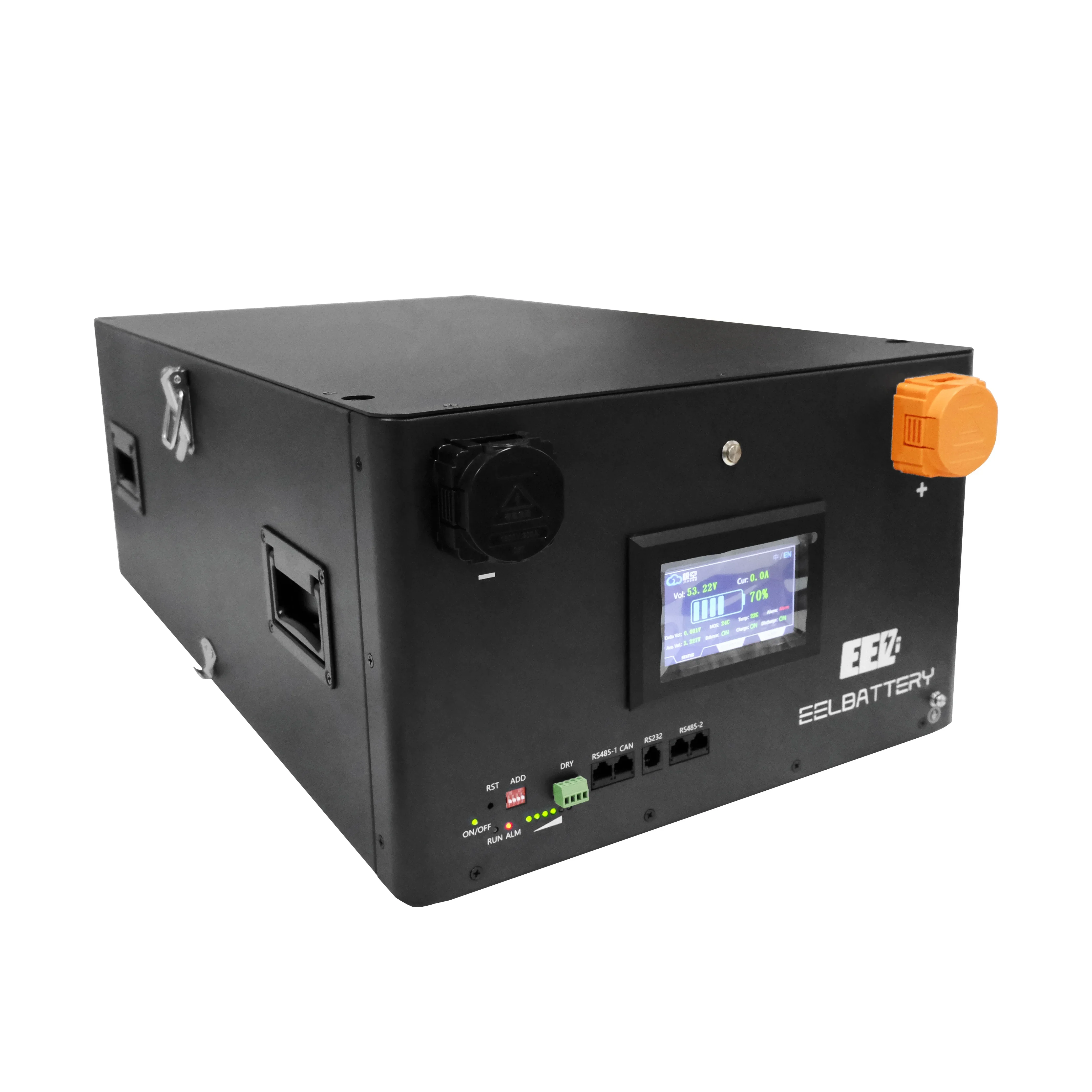 EU Stock EEL 48V 230ah JK+LCD V5 Lifepo4 Battery Case with 250A Fuse Only Match for Lifepo4 230ah Cells for Home Energy Storage