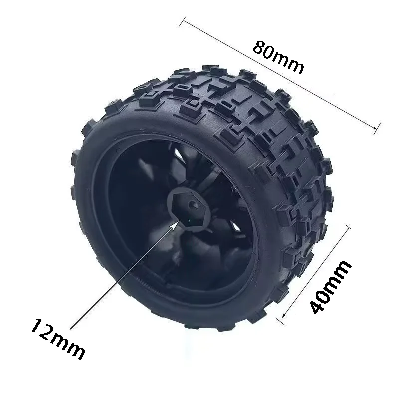 12/14 Proportional Truck Body Conversion Kit with Large Wheels for WLtoys 144001 124017 124019 - Compatible with Multiple Models