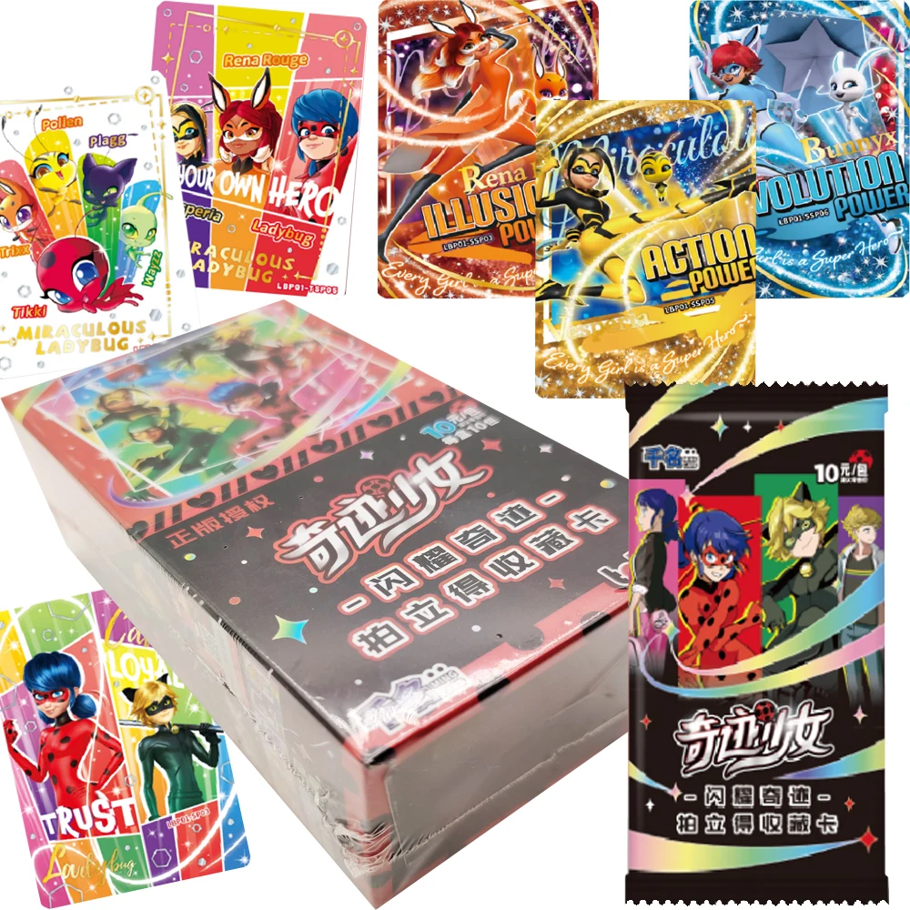 

Подлинные чудесные коллекционные карты с божьей коровкой, популярные французские анимированные пленки, креативные периферийные устройства, портретные карты с персонажами, игрушка в подарок