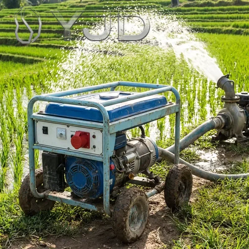 YJD 18kW Yuchai Silent Diesel Generator | Open Frame ATS Auto Start & Remote Control for Construction Use