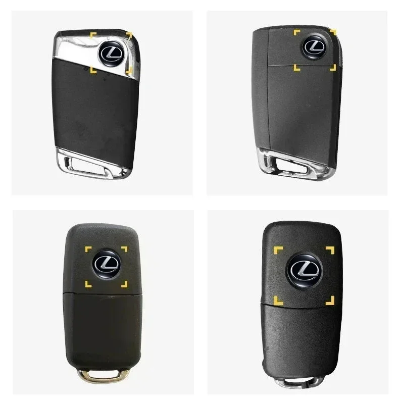 سيارة مفتاح بعيد شعار ملصق مفاتيح الألومنيوم الديكور ملصق مائي لكزس F SPORT ES RX NX LS UX LM LX GX LC RZ IS CT GS RC HS SC