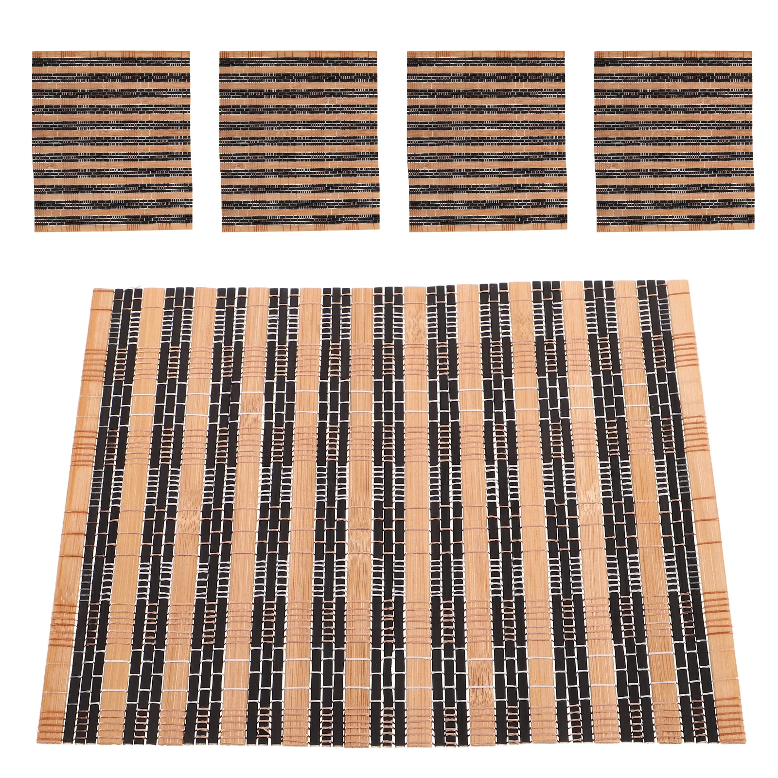 

5Pcs Bamboo Sauna Heat Insulation Mats Thick Cushions Waterproof for Spa Bath Shower Room Seat Covers Sauna Accessories