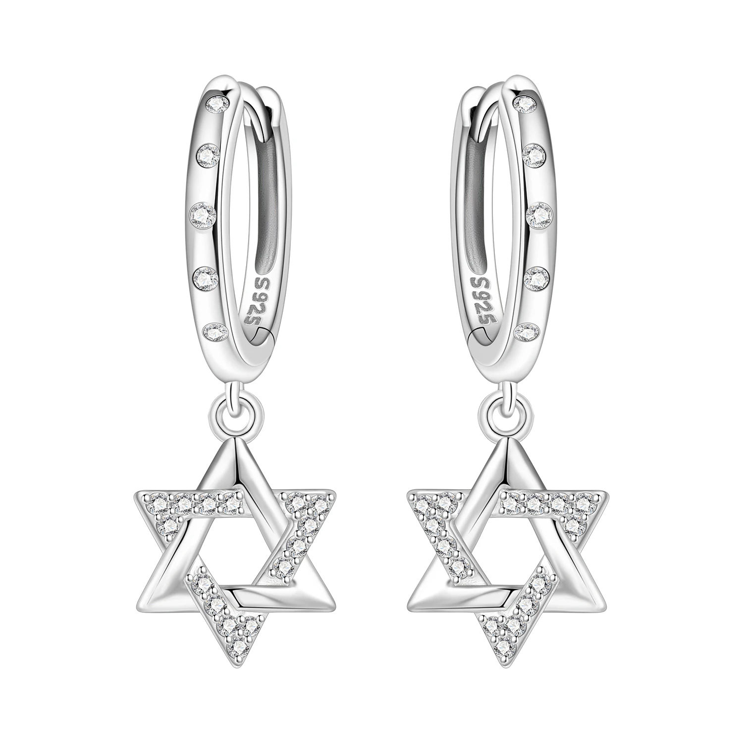 Orstarry Ohrringe aus 925er-Sterlingsilber, minimalistisches Sterndesign, origineller Schmuck, Tropfenohrringe, Schmuck, Party, Jahrestag, Geschenke