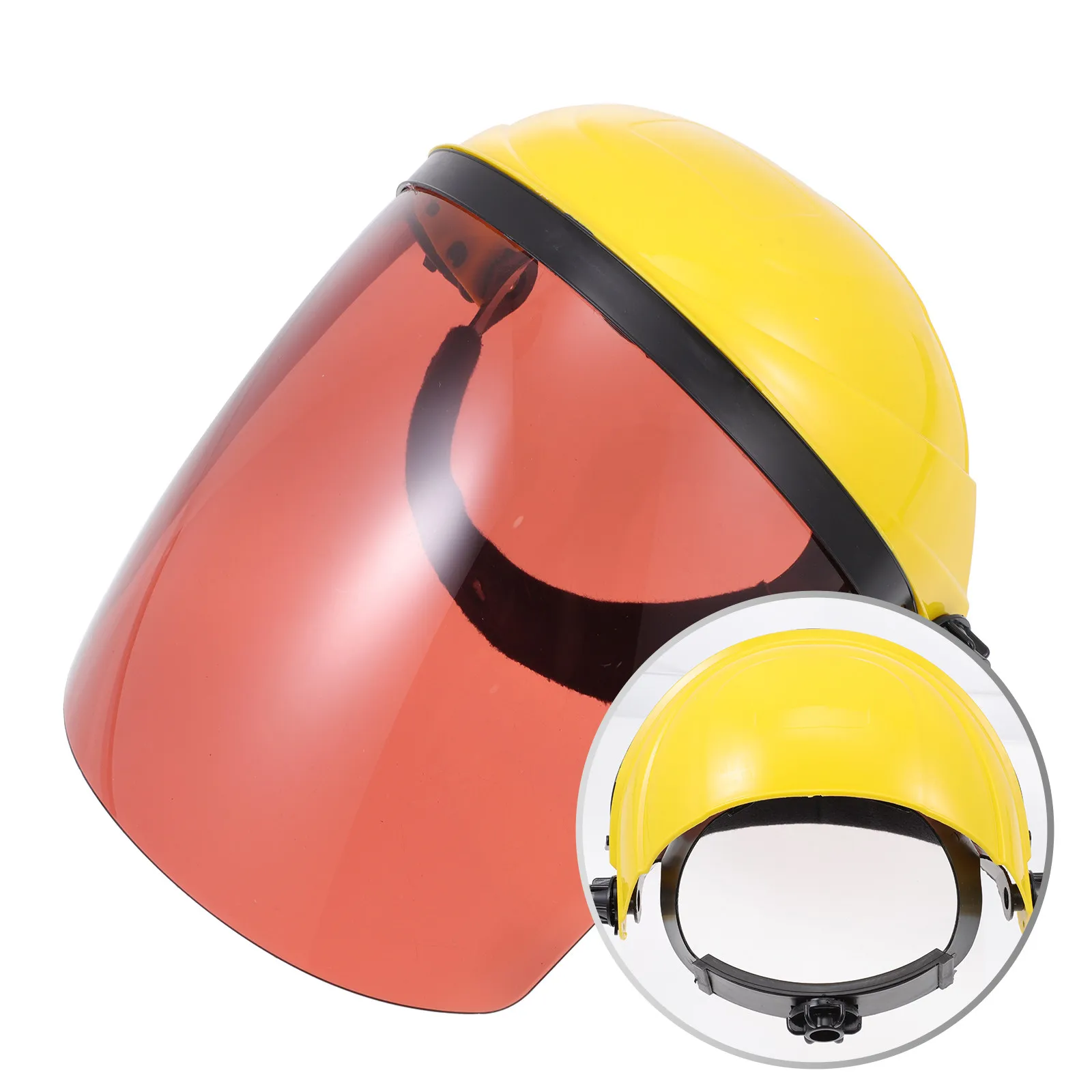 1Pcs Welding Safety Face Screen Head-Mounted Face Cover Long-Lasting Protective Shield for Grinding Welding Operations