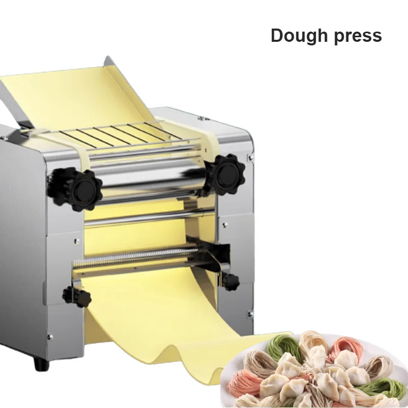 Electric Dough Roller Stainless Steel Desktop Commercial Kneading Dumpling Maker Noodle Press Machine Noodle Machine