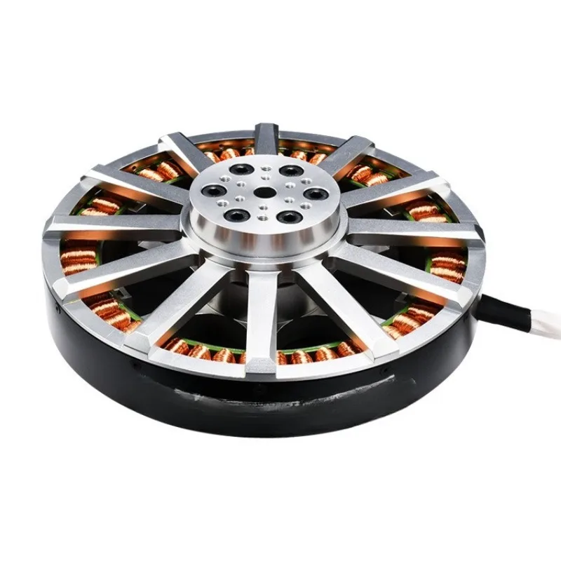 Motor de potência multirotor multieixo VTOL motor sem escova de rotor externo leve de asa fixa