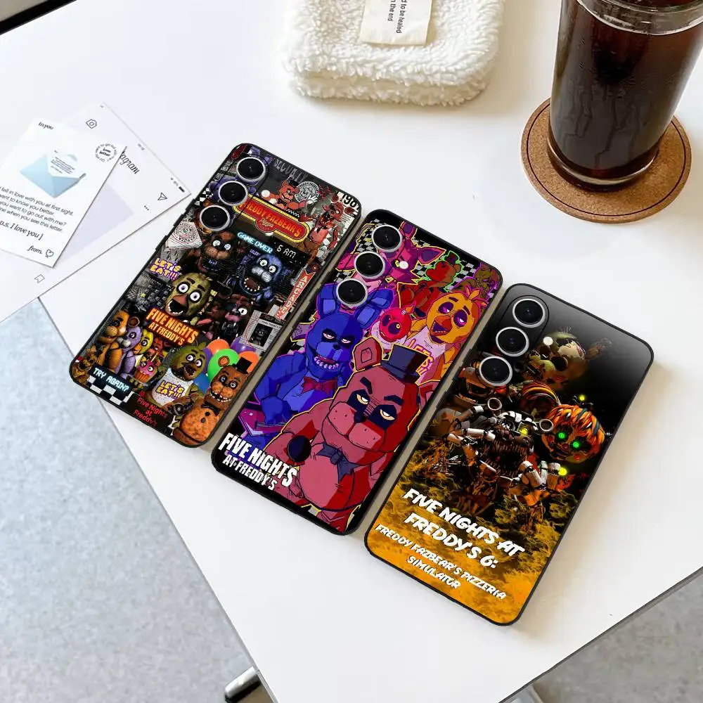 

Чехол для телефона Amine F-Fnaf F-Five-nights-At-Freddys для Samsung S 24 fe 25 Ultra plus 20 lite 21 30 22 23 24 22 Ultra 5G Fundas