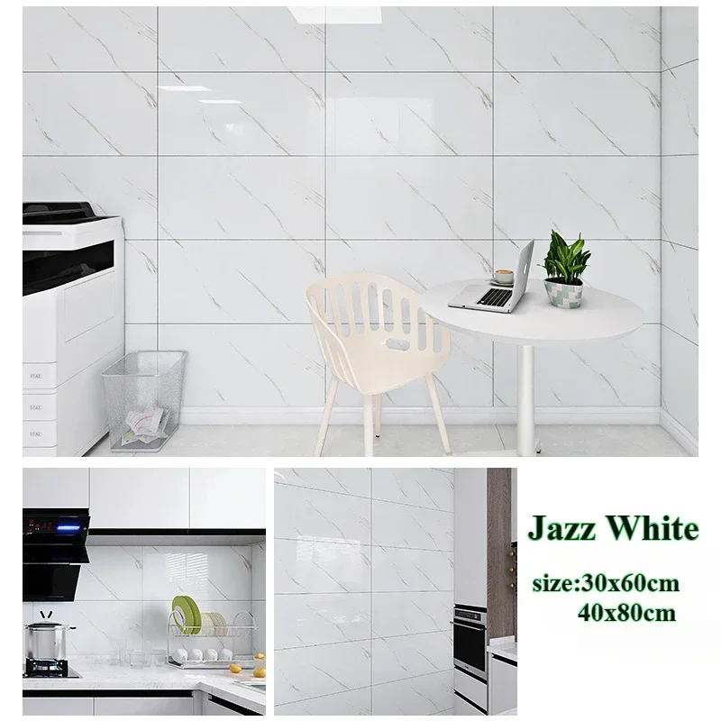 

Wallpaper self-adhesive waterproof and moisture-proof bathroom background wall decoration imitation ceramic tile sticker