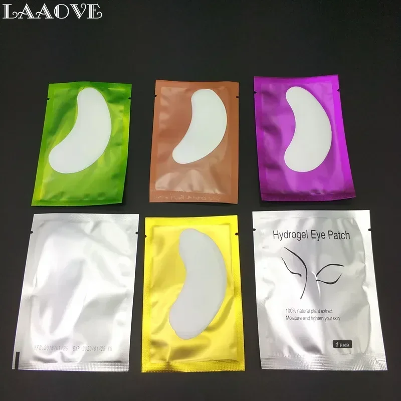 100/200 Pak Nieuwe Papieren Patches Wimper Onder Oogkussens Wimper Wimper Extensie Papier Patches Oogtips Sticker Wraps Make-Up Tools