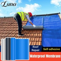 5M Roof Leakroof Tape Self Adhesive Waterproof Membrane Heat Insulation Wall Crack Resistance Repair Fix Tool PE Adhesive Tapes