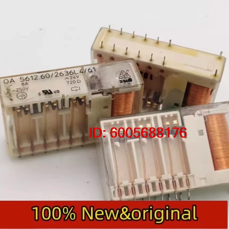 5pcs New Relays OA5612.60 2636L4 61 24V Safety Relay