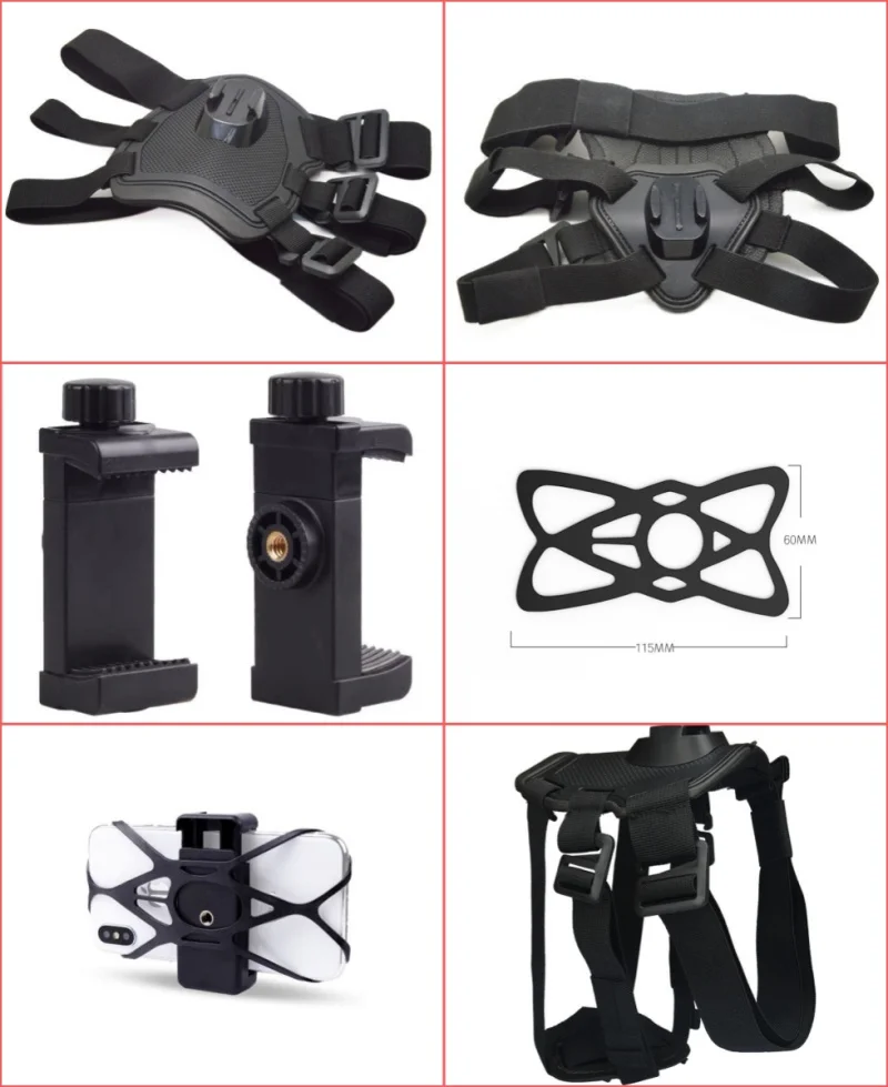 TTL-cx16 Suitable for GOPRO DJI Insta360 Panoramic Camera action camera dog belt dog harness dog chest strap chest