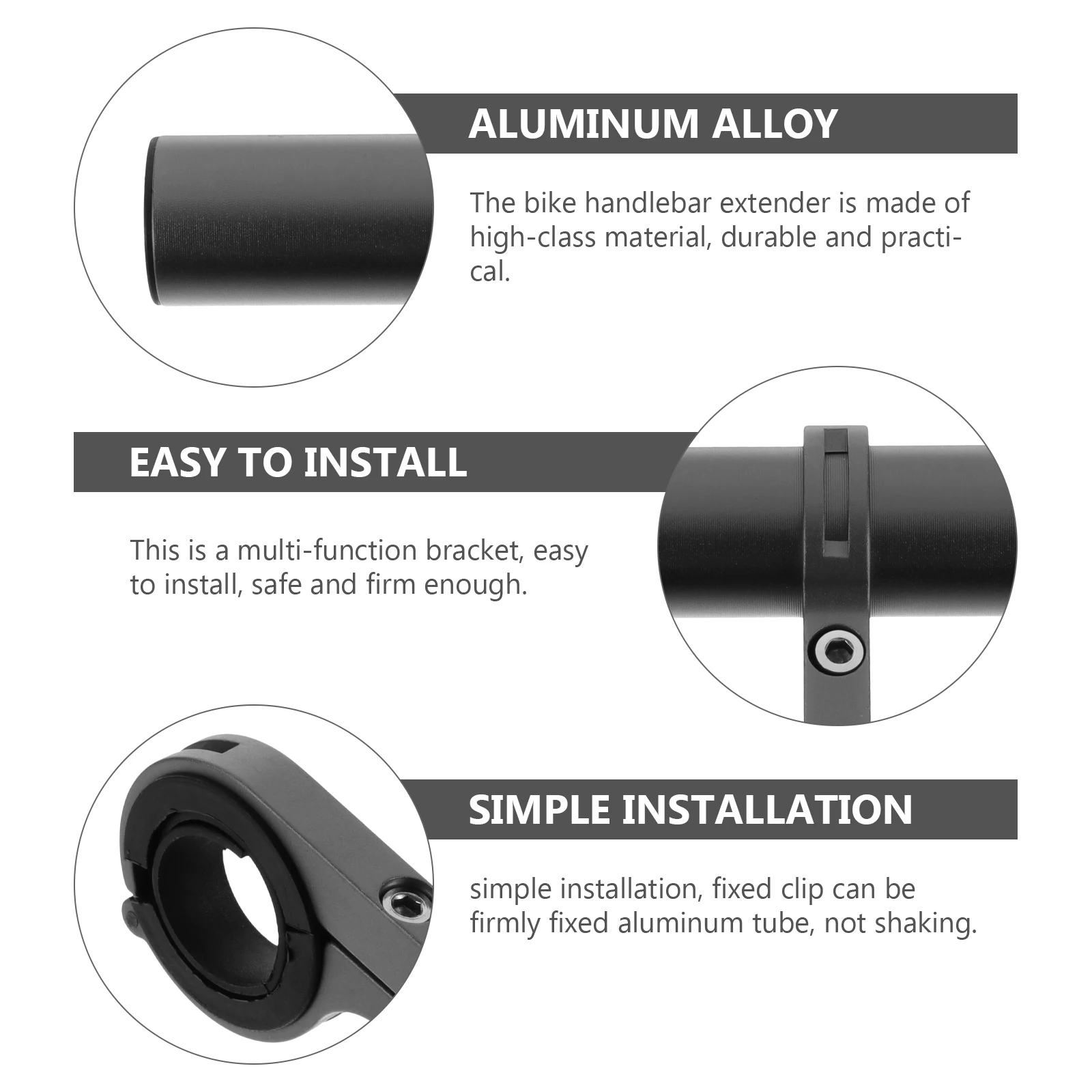 

1 set 1 Set Bicycle Handlebar Extender Rack Alloy Bike Extension Bar Durable Multi-Function Bracket For Mountain Cycle Accessory