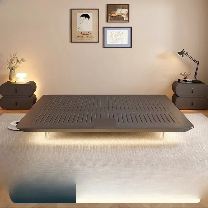 

Suspended bed, wrought iron bed, headless tatami, suspended carbon steel