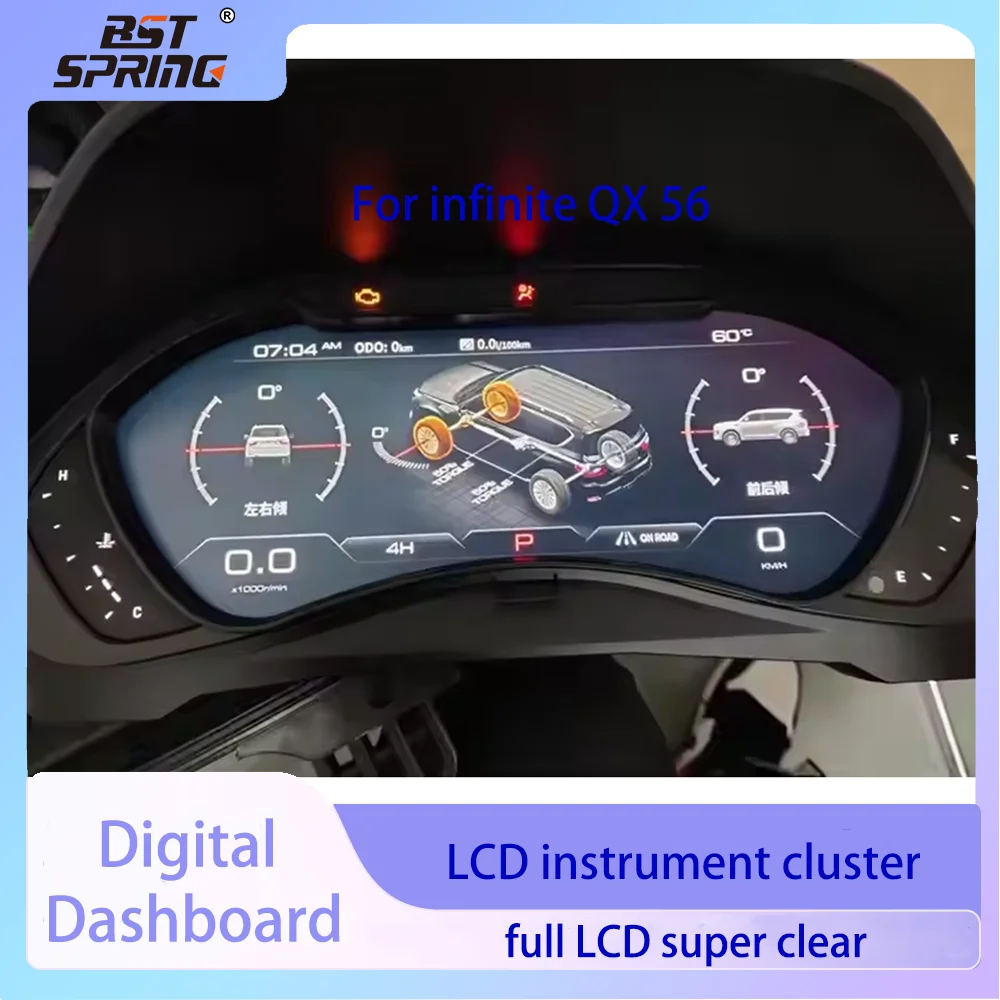 

Для Infiniti QX56 ЖК-цифровая приборная панель кластера виртуальной приборной панели спидометр виртуальный кабин