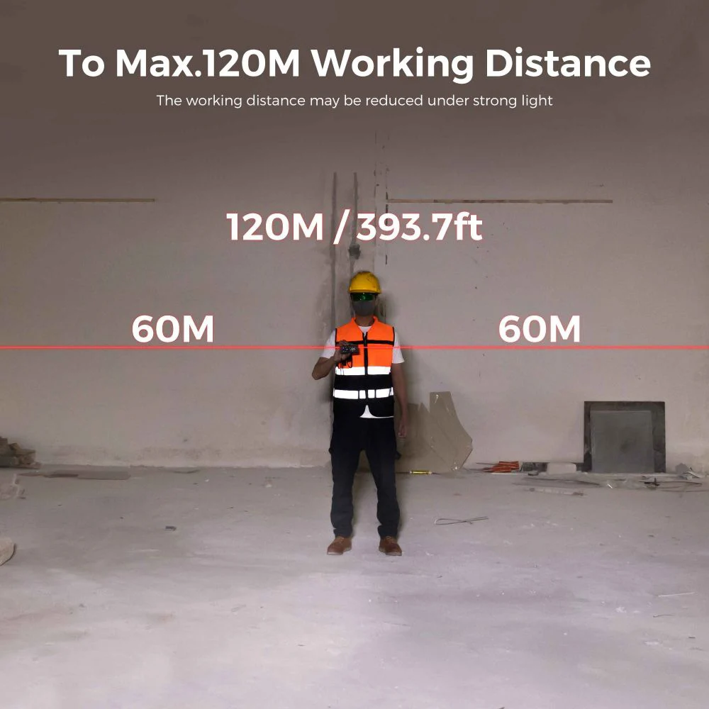 Dual Laser Distance Meter 393ft/120M Bilateral Laser Measurement Tool Rechargeable Laser Measure with M/in/Ft Multiple Units Multifunctional Laser Measure(Laser Level is Class II,Output<1mW Dual Laser Distance Meter 393ft/120M Bilateral Laser Measurement Tool Rechargeable Laser Measure with M/in/Ft Multiple Units Multifunctional Laser Measure(Laser Level is Class II,Output<1mW