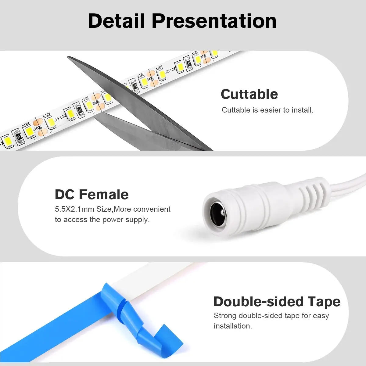 Wysokiej jakości dwuwarstwowa miedziana taśma LED PCB 12V 120LED/M 2835 diodowa taśma do lampy taśma do dekoracji pokoju