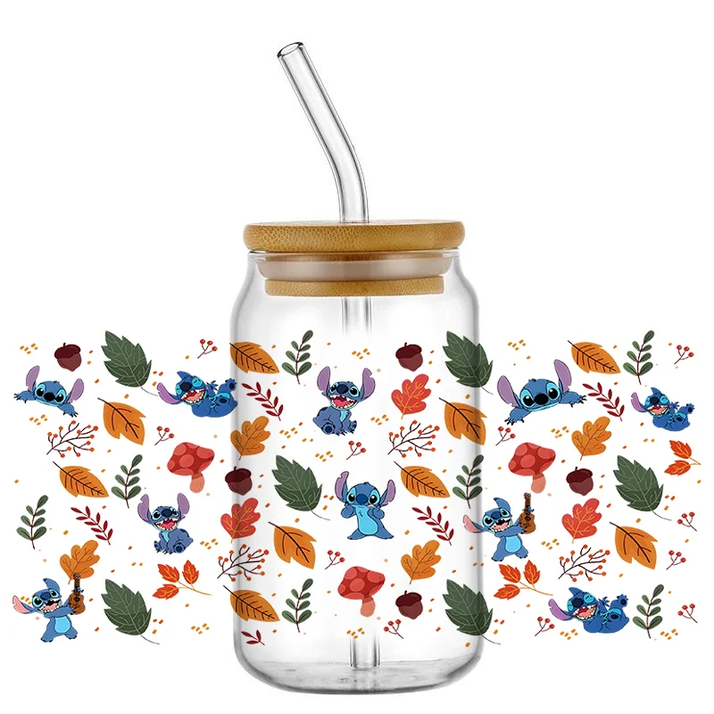 Cute cartoon 3D transfer Sticker For 16oz Cup Waterproof UV DTF Cup Wraps Mug Wraps Sticker DIY 3D Wrap Decal home decor sticker