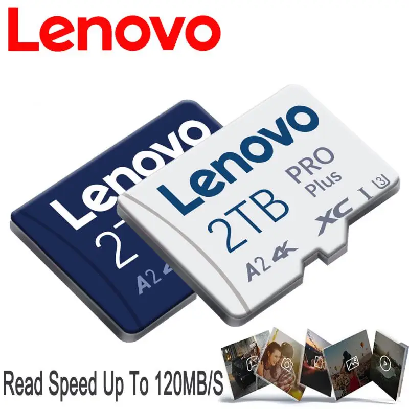 

Lenovo 2TB A2 U3 Micro TF SD Card SD Memory Card 1TB 512GB 256GB 128GB 64GB Высокоскоростная MLC TF-карта для телефона/камеры/Dash Cam