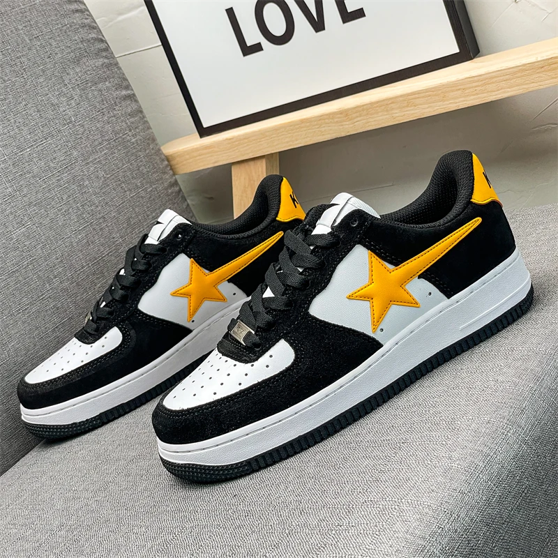 2024 New Japanese Couple Versatile Retro Low Top Star Board Shoes Men\'s Casual Shoes Instagram Shoes