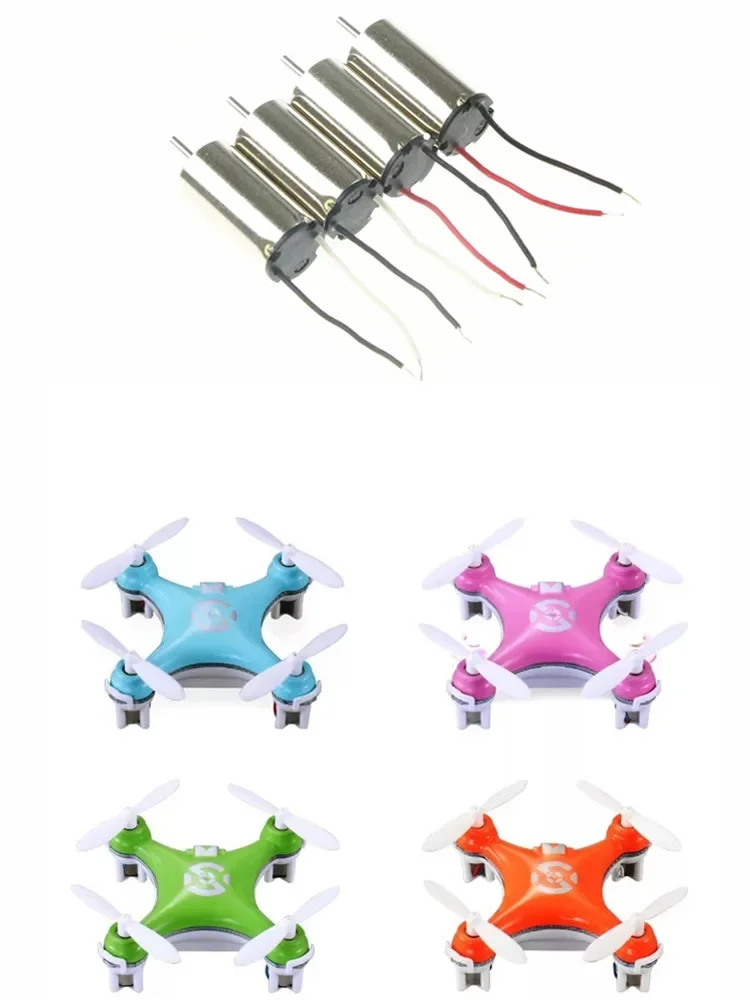 4Pcs Brushless Motor for Cheerson CX10 CX10A Hubsan H111 V646 V636 High Speed Replacement 6x12mm Motors for Mini Quadcopter Dron