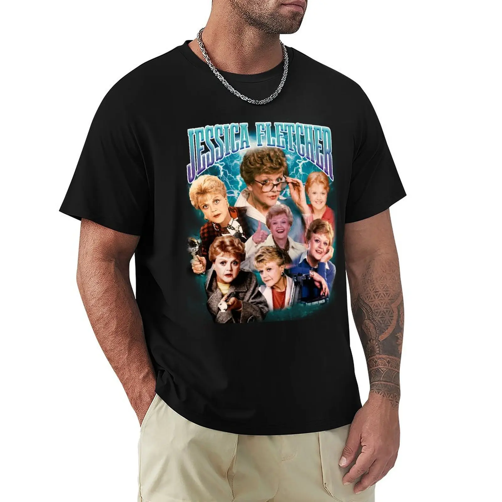 

Bootleg 90'S RETRO STYLE JESSICA FLETCHER RAP T-SHIRT DESIGN T-Shirt plus sizes sweat mens t shirts