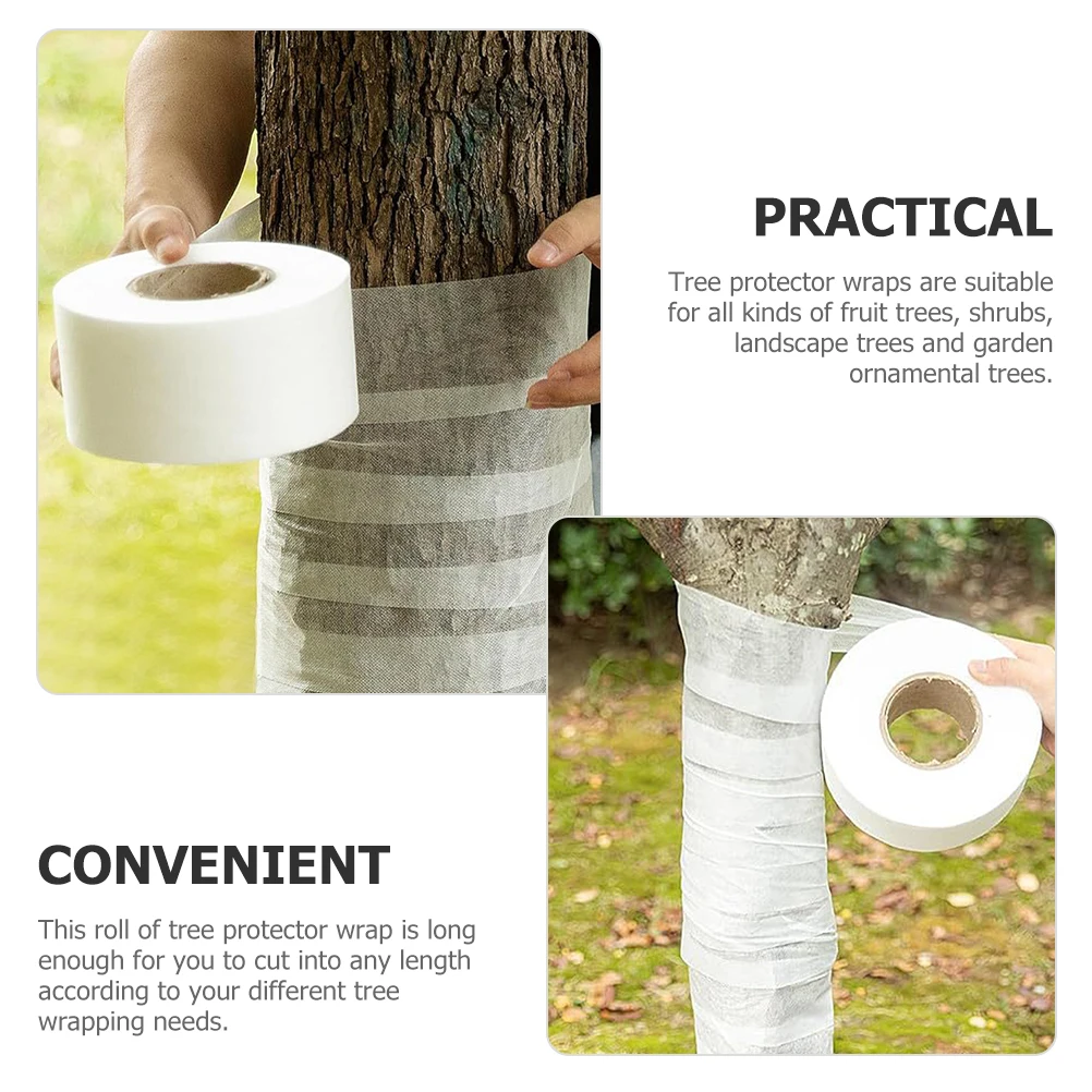 

10M Tree Protector Wrap Insulation Anti-Frost Guard Trunk Bandage for Garden Outdoor Plants Windproof Winter-Proof Protection