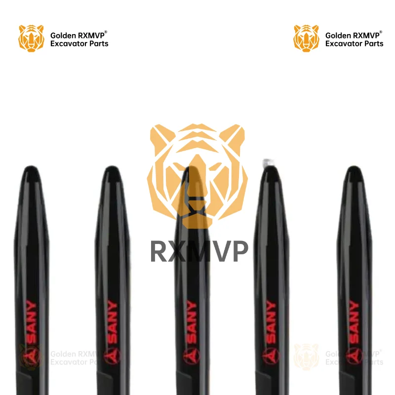 For Sany SY excavator original conical slotted SY55/75/115/155/225/365 crushing hammer drill rod excavator accessories