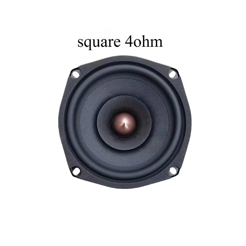 

5-дюймовый 4, 6, 8 Ом Hi-Fi квадратный круглый полнодиапазонный драйвер динамика для домашнего аудио, высокая точность и высокая чувствительность