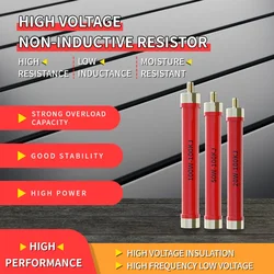 RI80 20W 50W 100W High Power Metal Film Resistor High Temperature Resistant Non-inductive High Voltage Tolerant 1K 2K 10K 1M