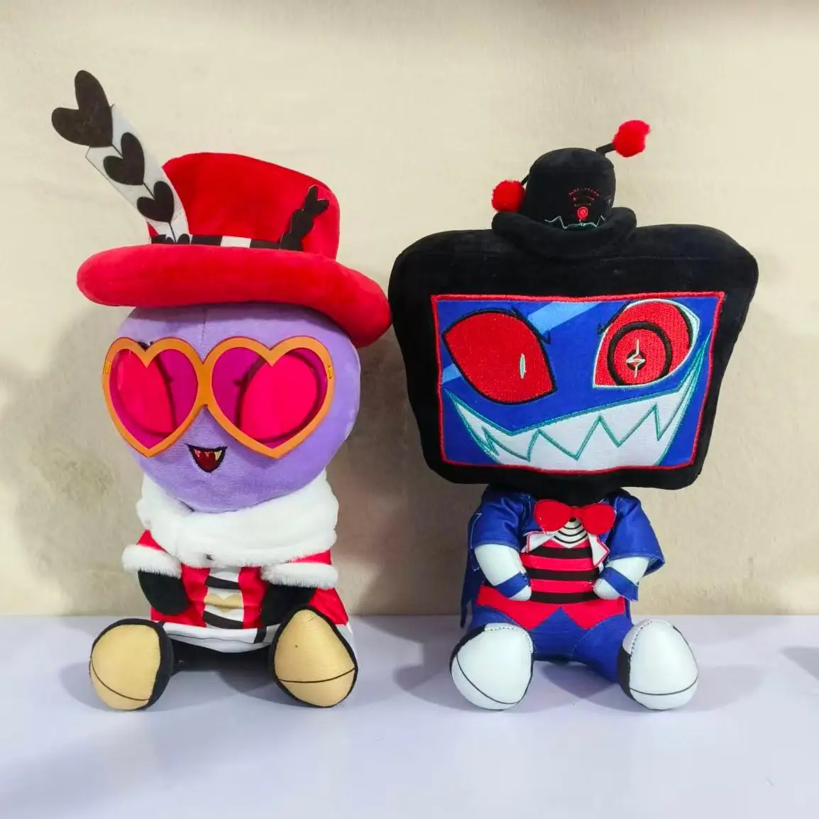 

28cm Hazbine Valentino VOX Plushie Stuffed Doll Hotel Anime Valentino Plush Toys Collectible Decorative Pillow Doll Gifts