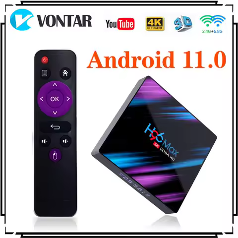 H96 MAX RK3318 Smart TV Box Android 11 4G 64GB Youtube Dual Wifi 4K Media player H96MAX TVBOX Android 11.0 2G 16G Set top box