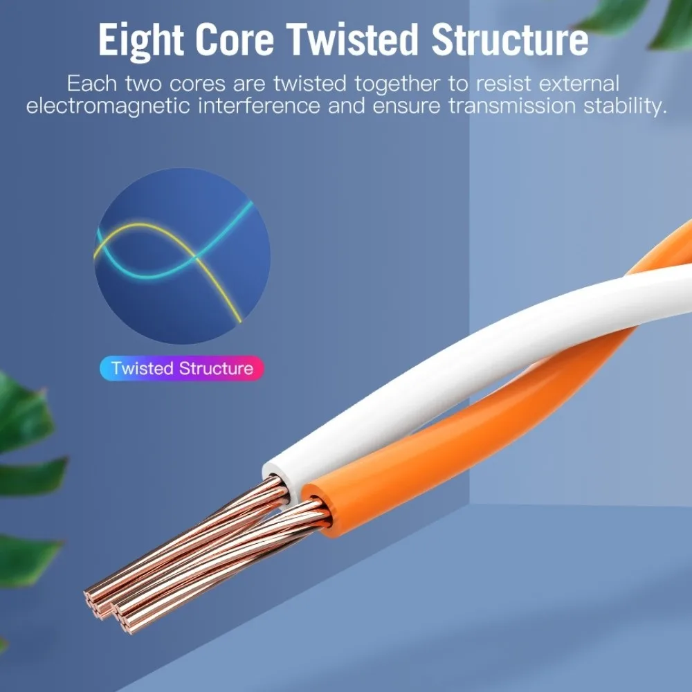 

Male To Female Cat 7 Extender Cable RJ45 Copper Wire Ethernet Extension Cord Lightweight Durable CAT7 Ethernet Cable Smart TV