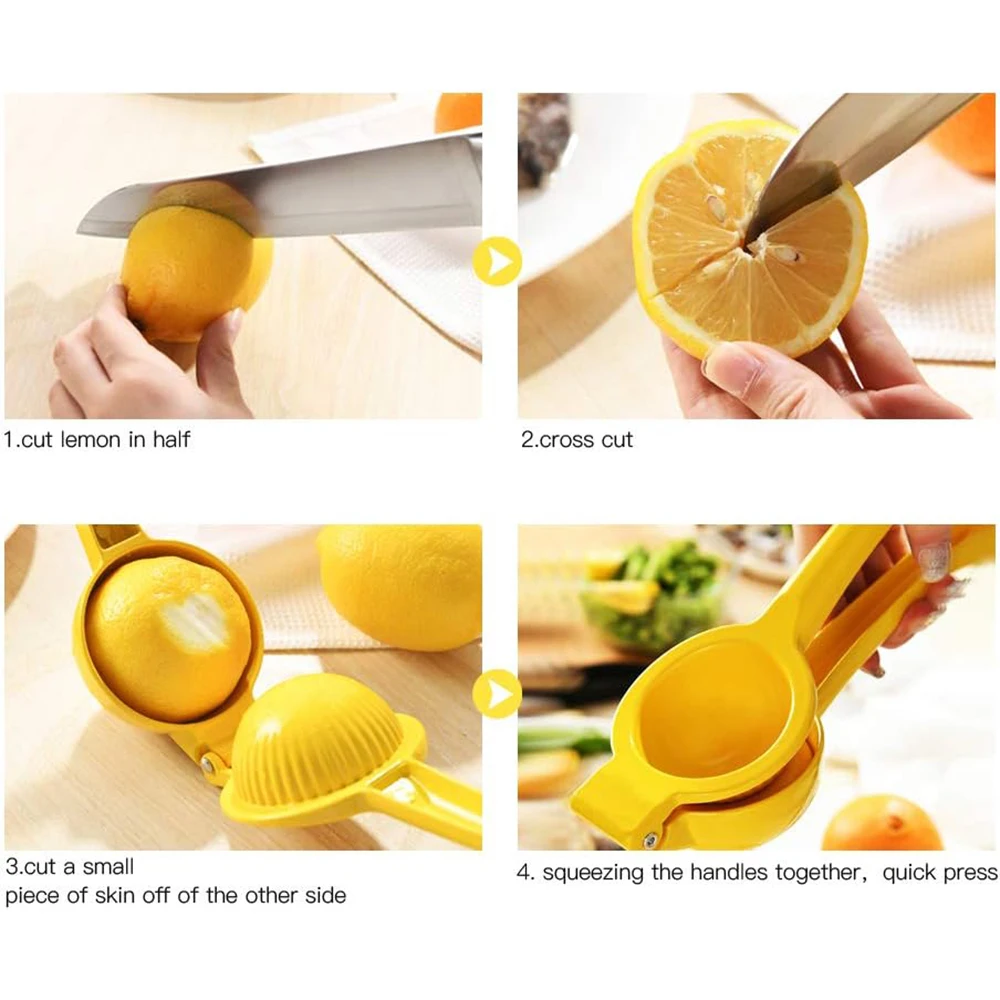 Lemon Squeezer Manual Juicer Citrus Lemon Squeezer Fruit Juicer Lime Press Metal Professional Hand Juicer Kitchen Tool