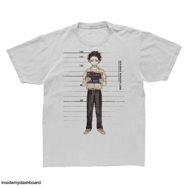 Deadman Wonderland Mugshot T-Shirt, Deadman Wonderland Graphic Anime T-Shirt