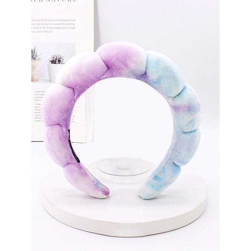 Tie Dye Hair Hoop, Casual Colorful Ombre Hair Hoop for Women & Girls, Fashion Hair Accessories for Party, Daily Clothing Decor