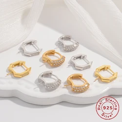 S925 Sterling silver pearl earrings hoop hollow base Homemade bracelet necklace semi-finished jewelry making accessories SE26