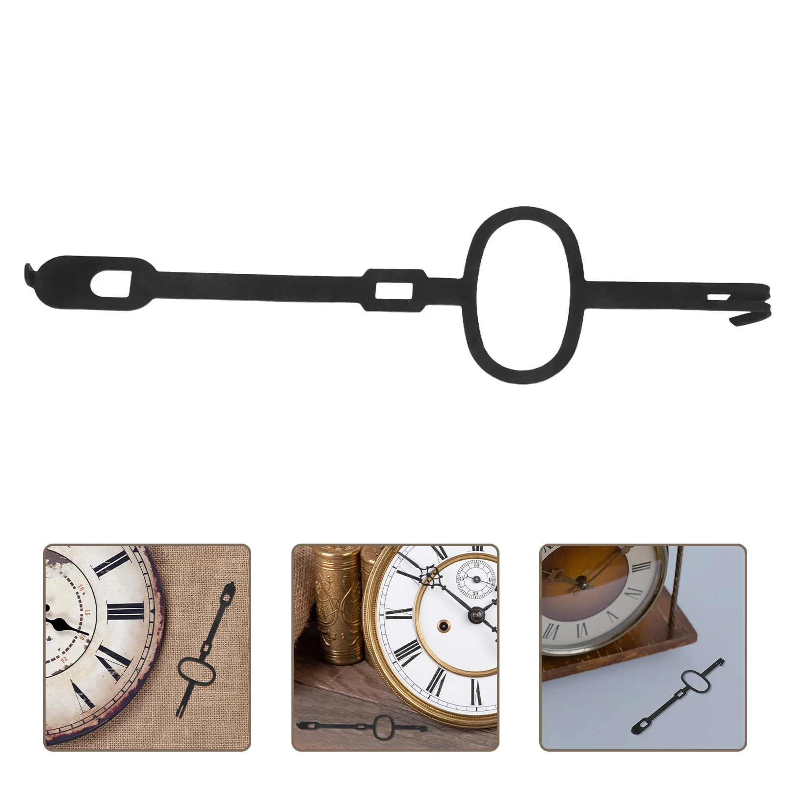 

Vintage Clock Pendulum Parts Metal Long Shaft High Torque Movement for Grandfather Clock Repair Wall Decorative Pendulum