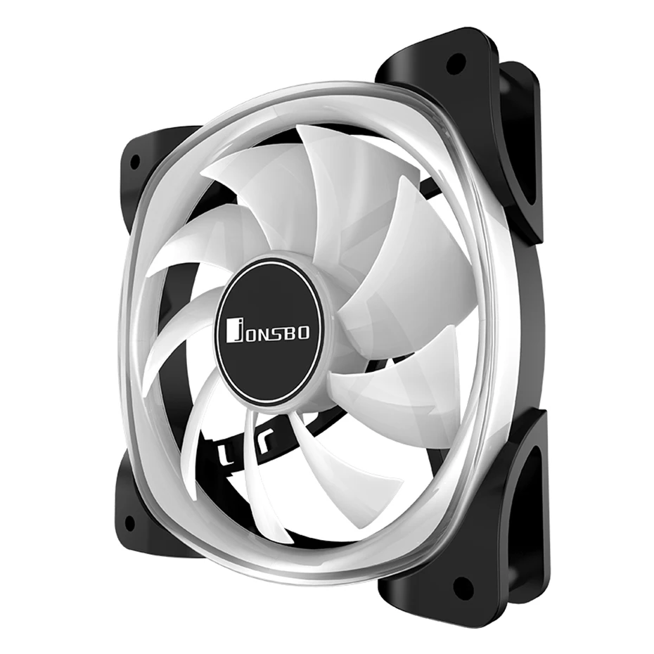 Jonsbo FR-701 120mm ARGB 5V 3Pin Computer PC Case cooling Fan 9 Blades Addressable RGB PWM Cooler support multiple in series